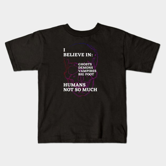 I believe Kids T-Shirt by Never Dull